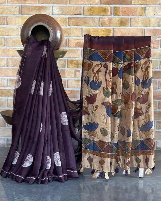 Akshara linen digital print Saree dealers in Ahmedabad